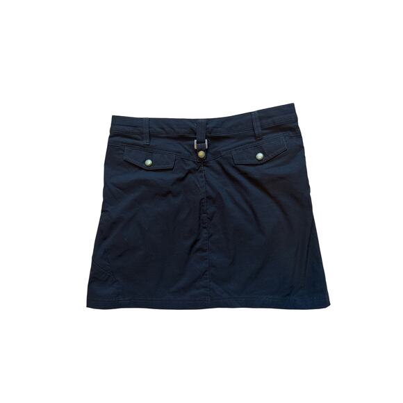 Athleta Black Active Skort Size 8 – Built-In Shorts, Zip Pocket, Drawstring - Picture 2 of 10